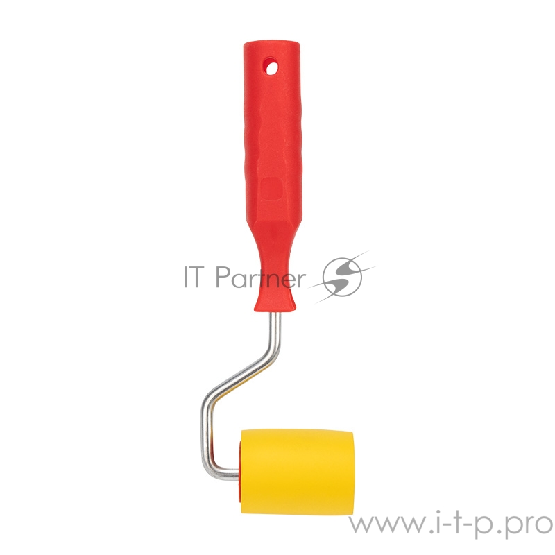 Валик для прикатки обоев резиновый, ширина ролика 50 мм, ручка 6 мм REXANT