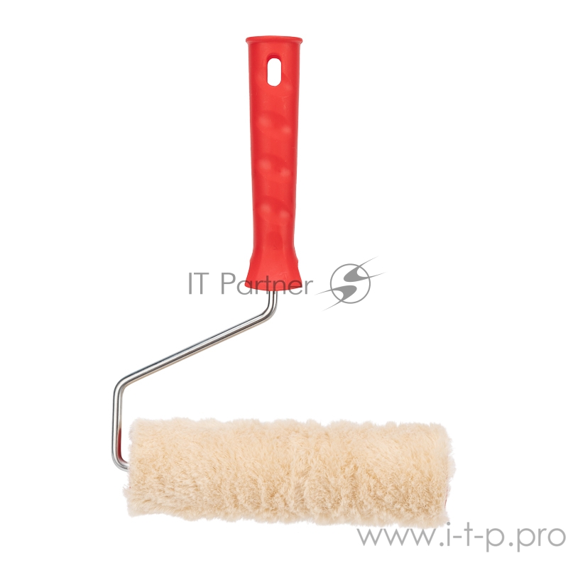 Валик «Натуральный мех» бесшовный, ворс 12 мм, ширина ролика 180 мм, Ø 42 мм, бюгель 6 мм REXANT