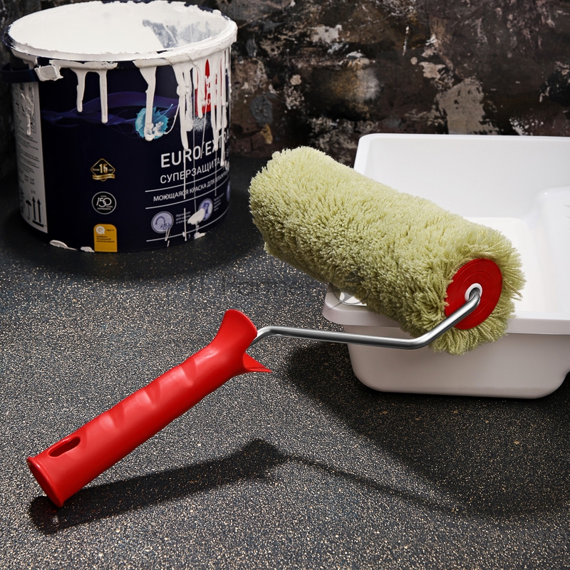 Валик полиакрил зеленый, ворс 18 мм, ширина ролика 180 мм, Ø 42 мм, бюгель 6мм, d 42 мм REXANT