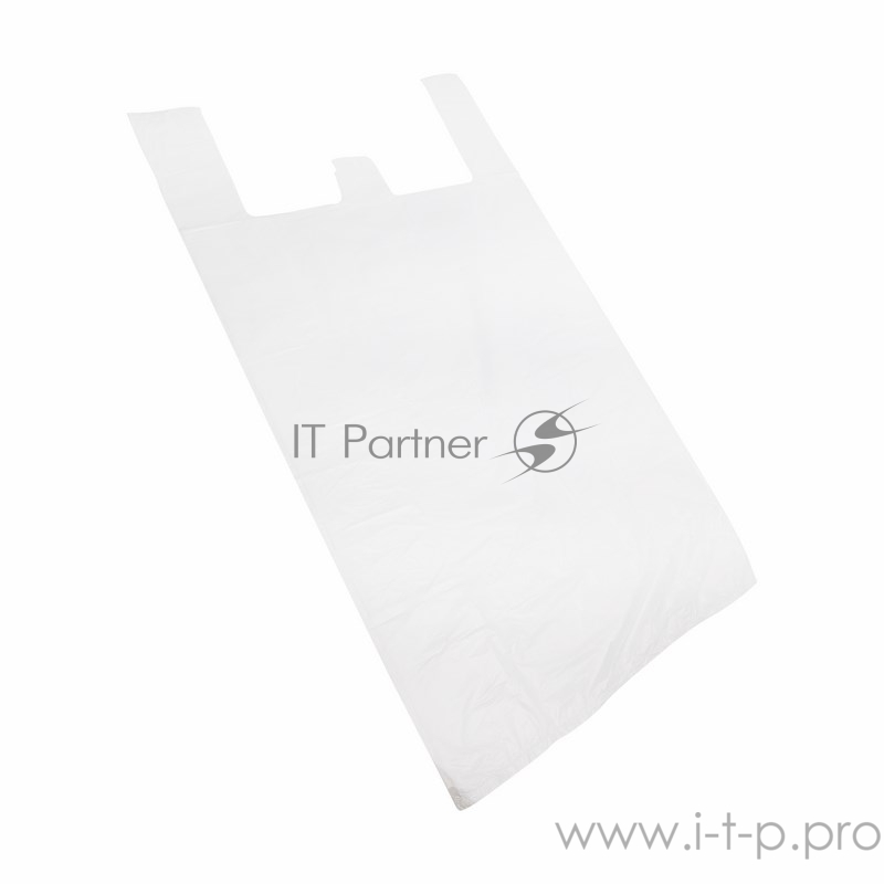 Пакет майка ПНД 30+15*55, 15мкм белая (100шт./уп)