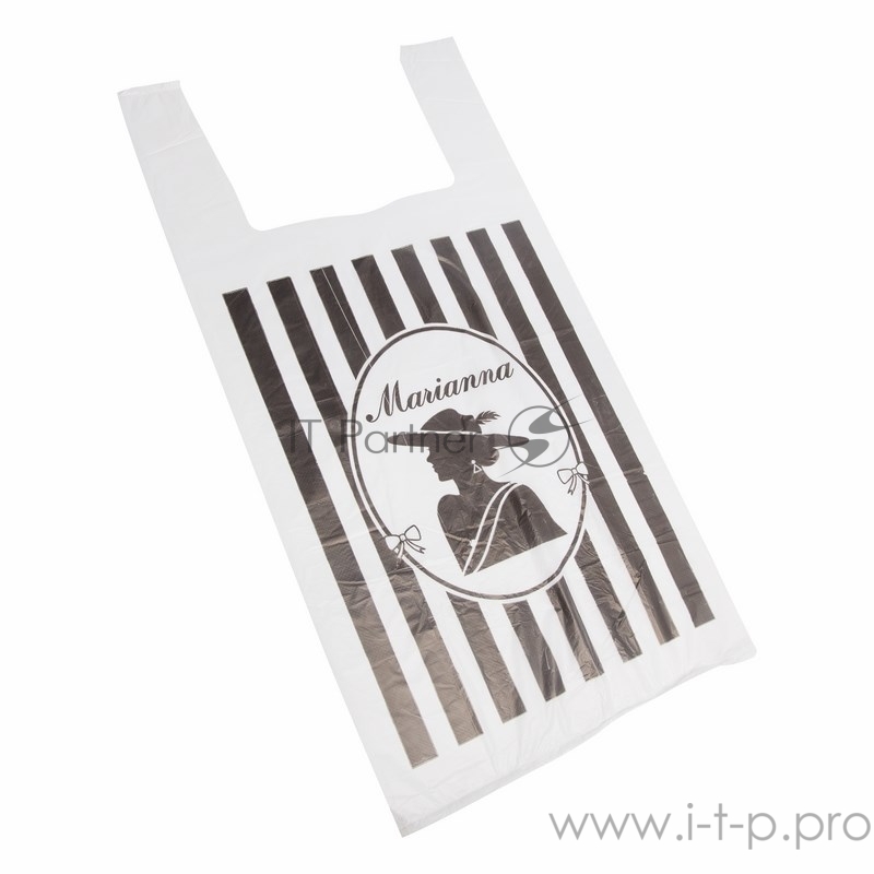 Пакет майка ПНД 30+16*60, 12мкм Марианна (100шт./уп)