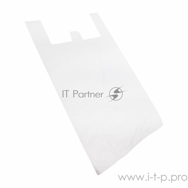 Пакет майка ПНД 30+16*60, 15мкм белая (100шт./уп)