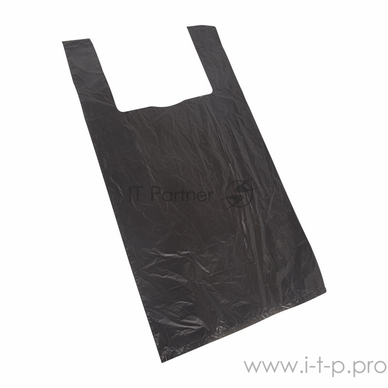 Пакет майка ПНД 30+16*60, 15мкм черная (100шт./уп)