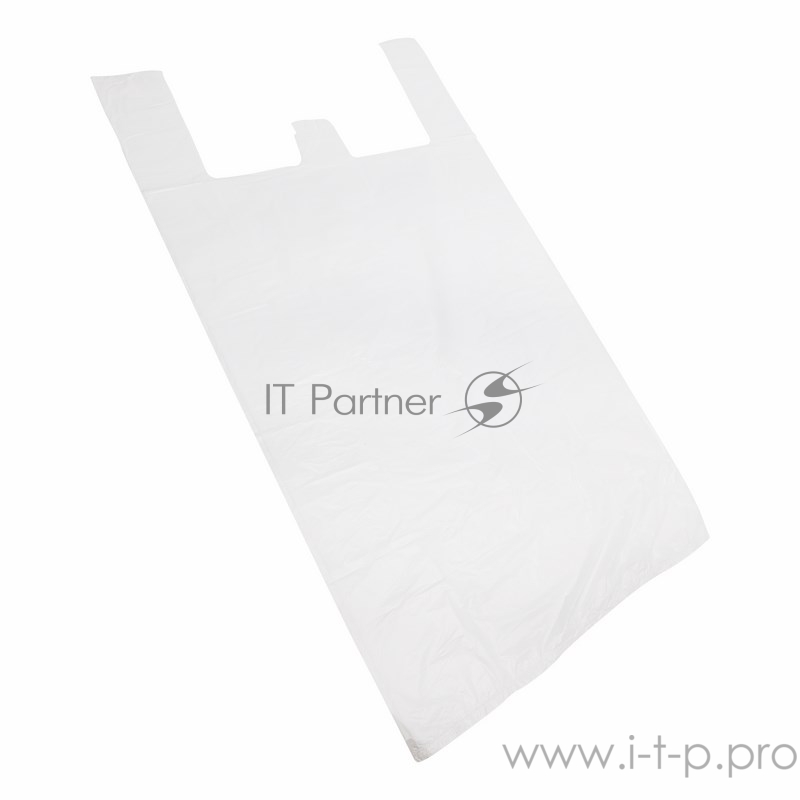 Пакет майка ПНД 42+20*75, 15мкм белая (100шт./уп)