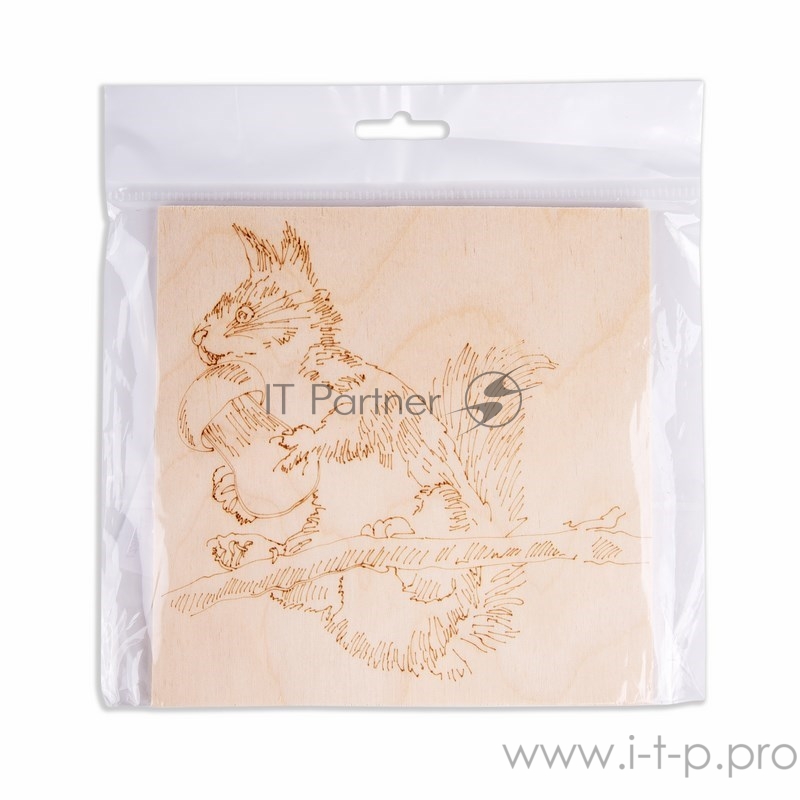 Доска для выжигания REXANT, «Белка», 150х150 мм, 1 шт., пакет