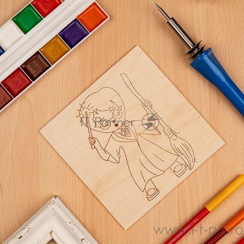 Доска для выжигания REXANT, «Волшебник», 150х150 мм, 1 шт., пакет