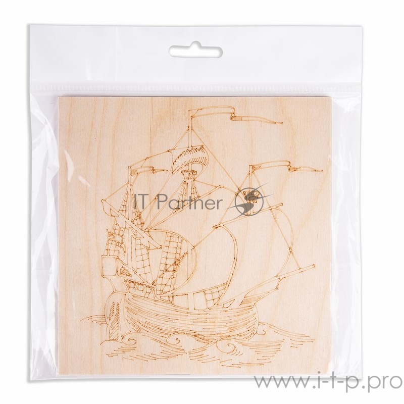 Доска для выжигания REXANT, «Каравелла», 150х150 мм, 1 шт., пакет