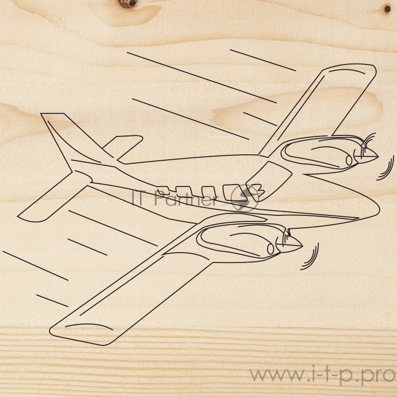 Доска для выжигания REXANT, «Самолет», 150х150 мм, 1 шт., пакет