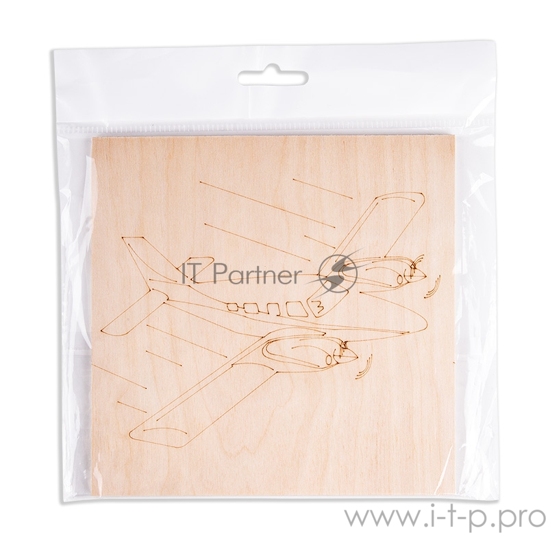 Доска для выжигания REXANT, «Самолет», 150х150 мм, 1 шт., пакет