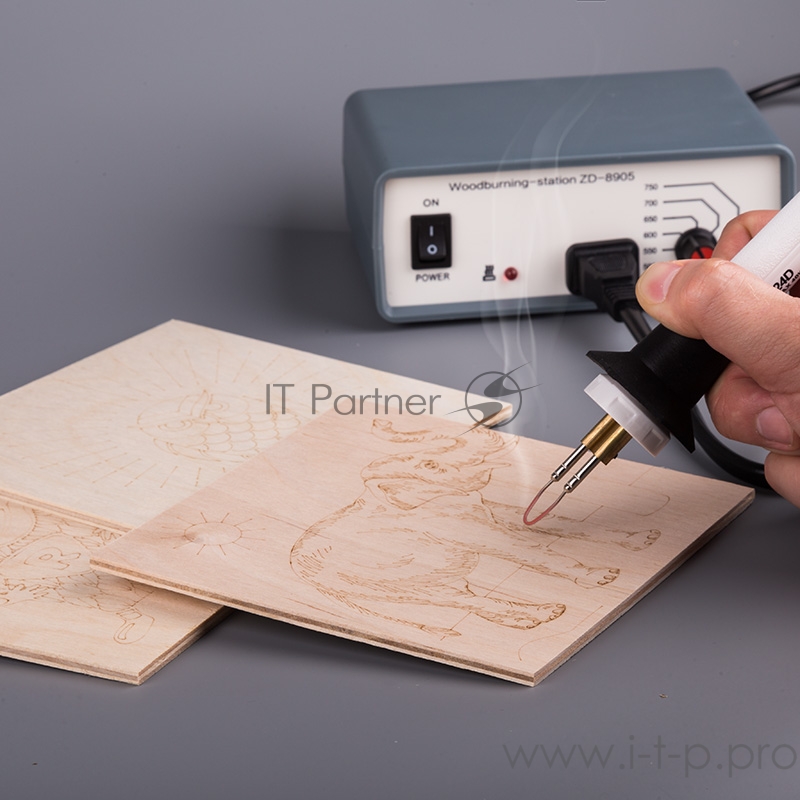 Доска для выжигания REXANT, «Тигр», 150х150 мм, 1 шт., пакет