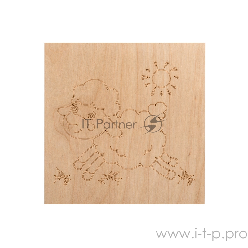 Доски для выжигания REXANT, «Малыши зверята», 150х150 мм, 5 шт., пакет