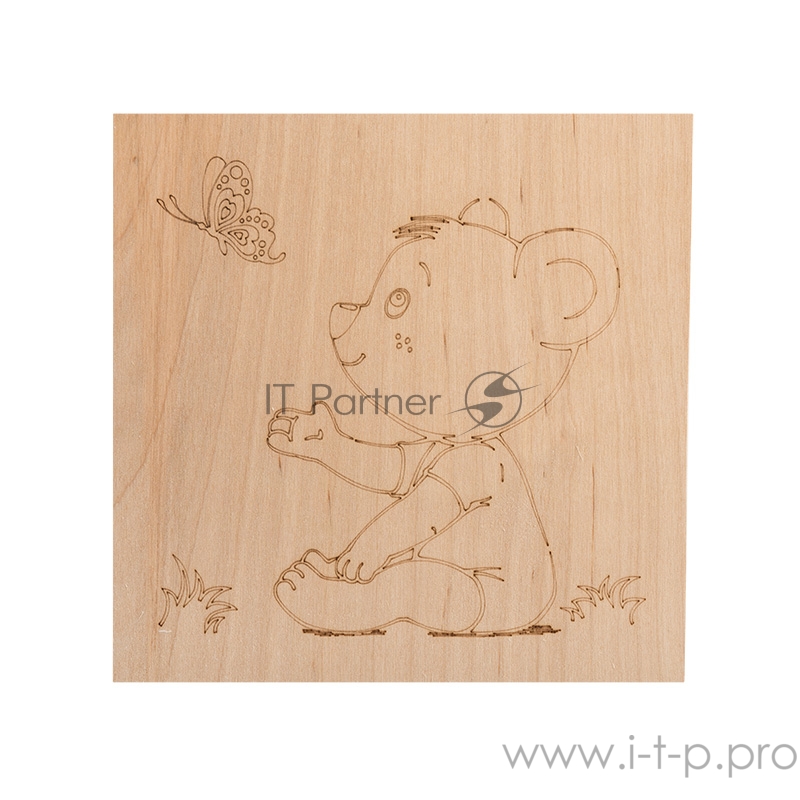 Доски для выжигания REXANT, «Мишки», 150х150 мм, 5 шт., пакет