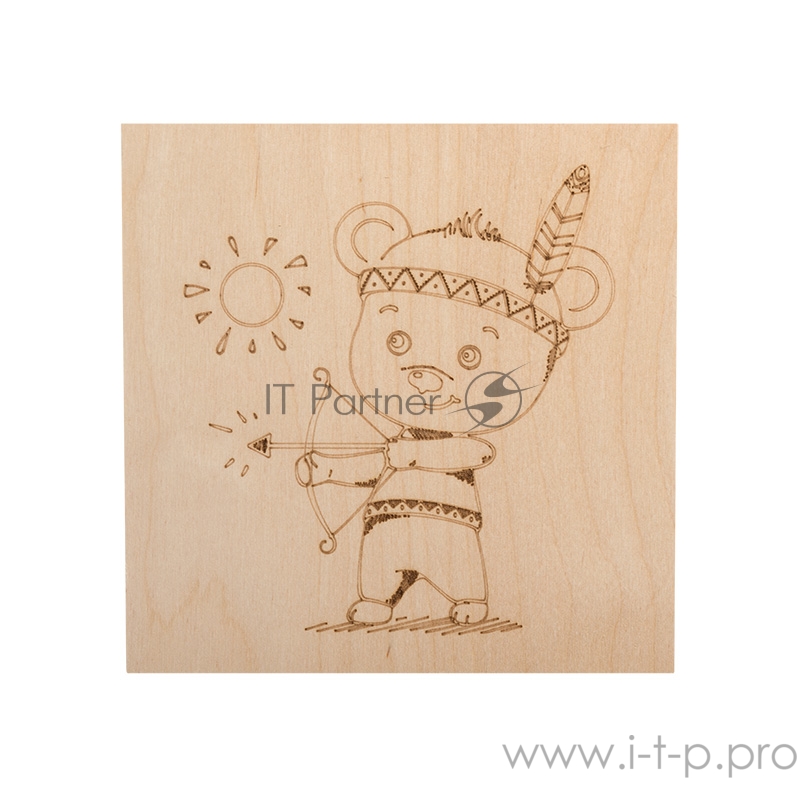 Доски для выжигания REXANT, «Мишки», 150х150 мм, 5 шт., пакет