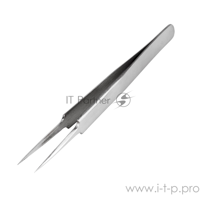 Пинцет прямой с острыми кончиками 125 мм (блистер) REXANT