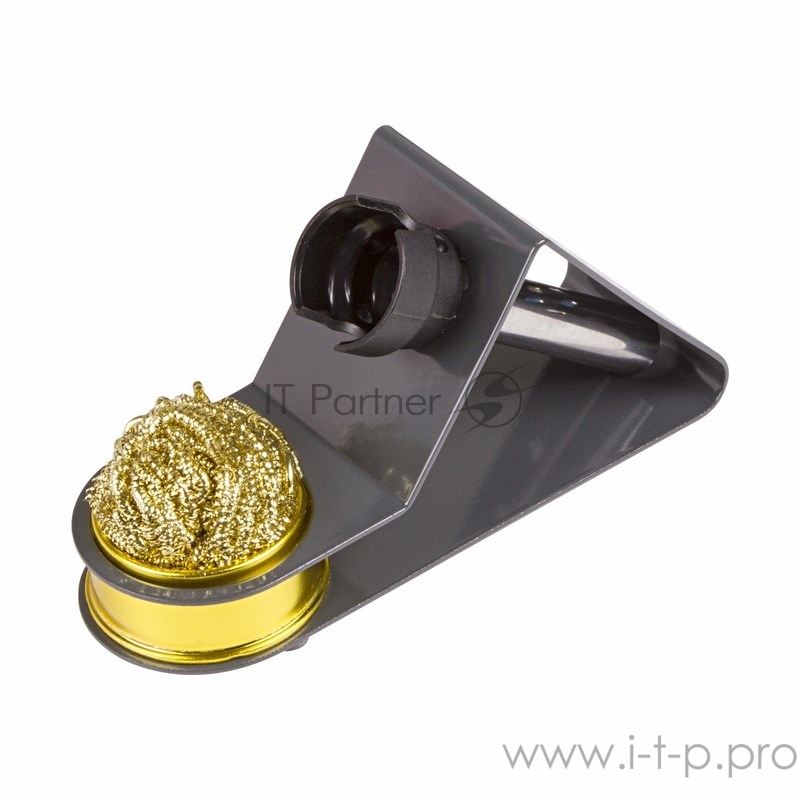 Подставка под паяльник REXANT, металл, стружка для очистки жала