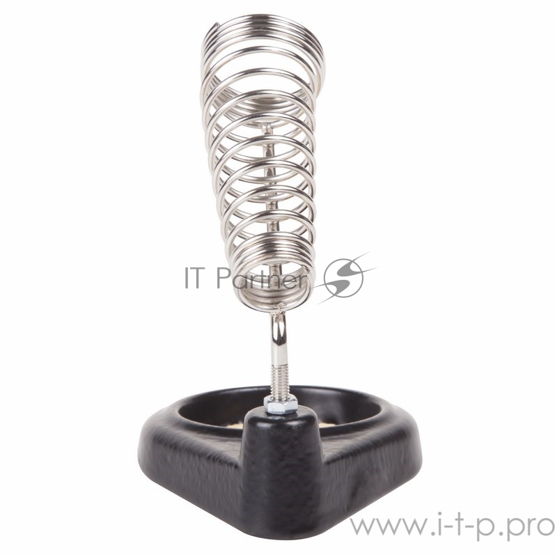 Подставка под паяльник REXANT, чугун, ниша круглая, губка