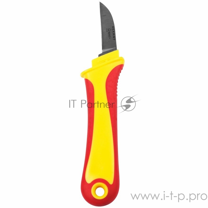 Нож монтажника, нержавеющая сталь, прямое лезвие REXANT