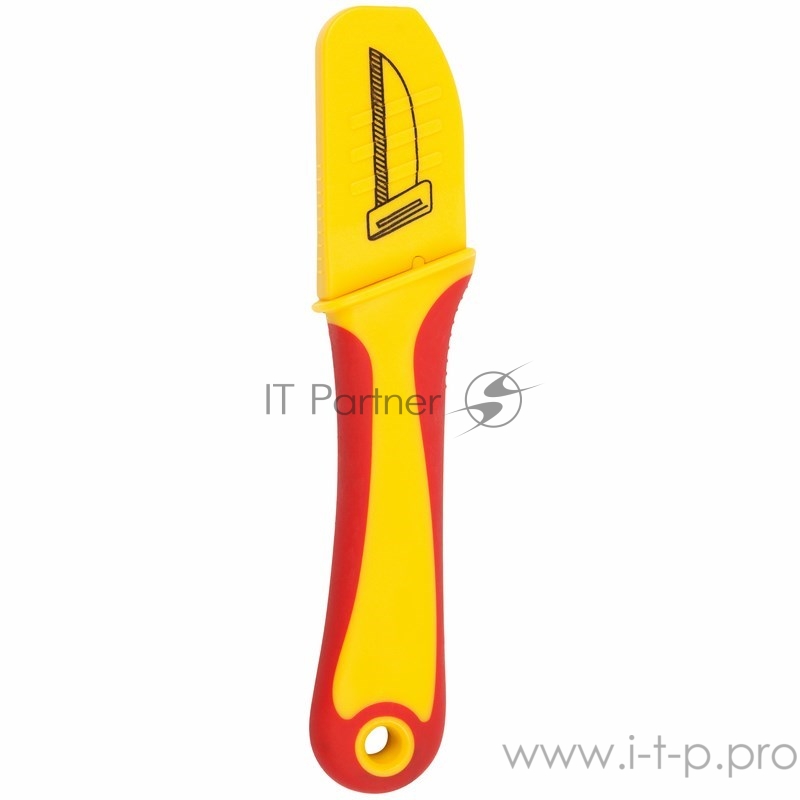 Нож монтажника, нержавеющая сталь, прямое лезвие REXANT