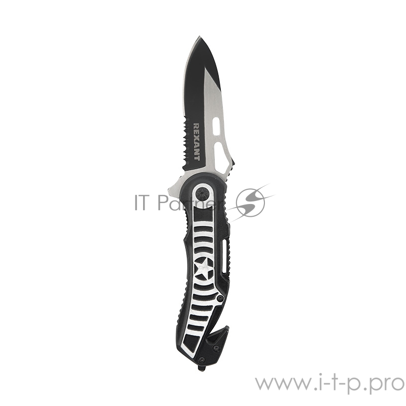 Нож складной полуавтоматический REXANT Autosafer