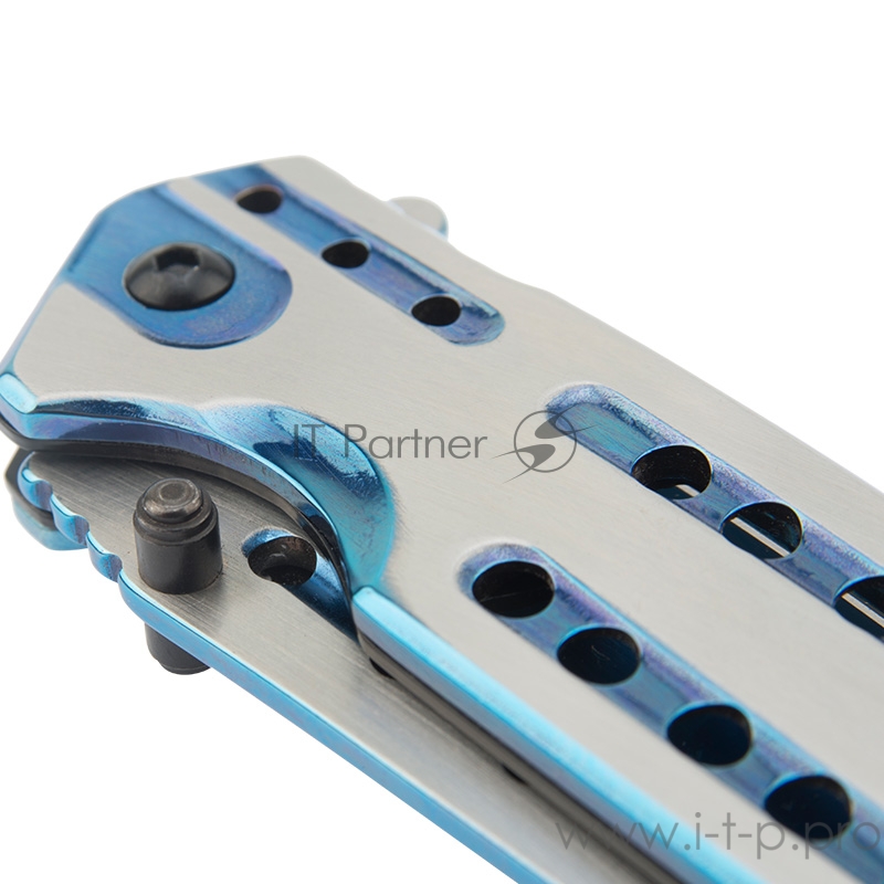 Нож складной полуавтоматический REXANT Blue