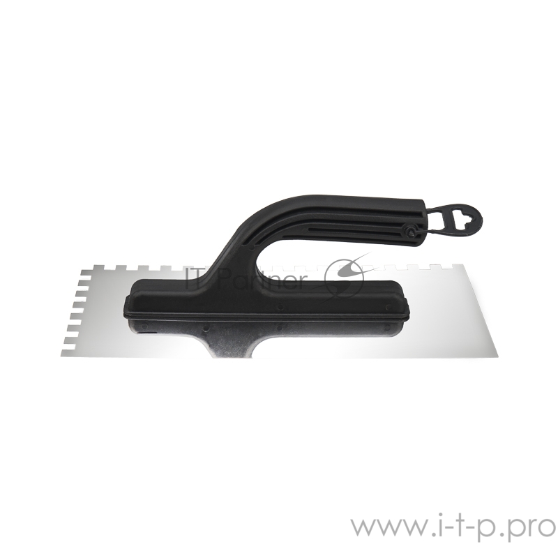 Гладилка нержавеющая 130х270 мм, зуб 8х8 мм, пластиковая ручка REXANT