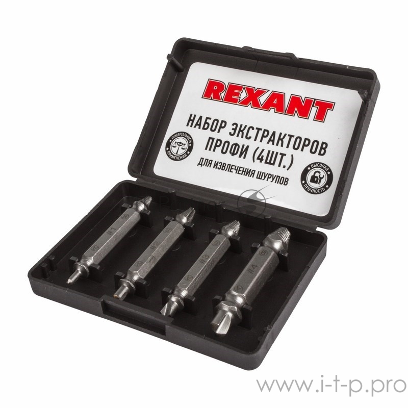 Набор экстракторов для шурупов Профи REXANT