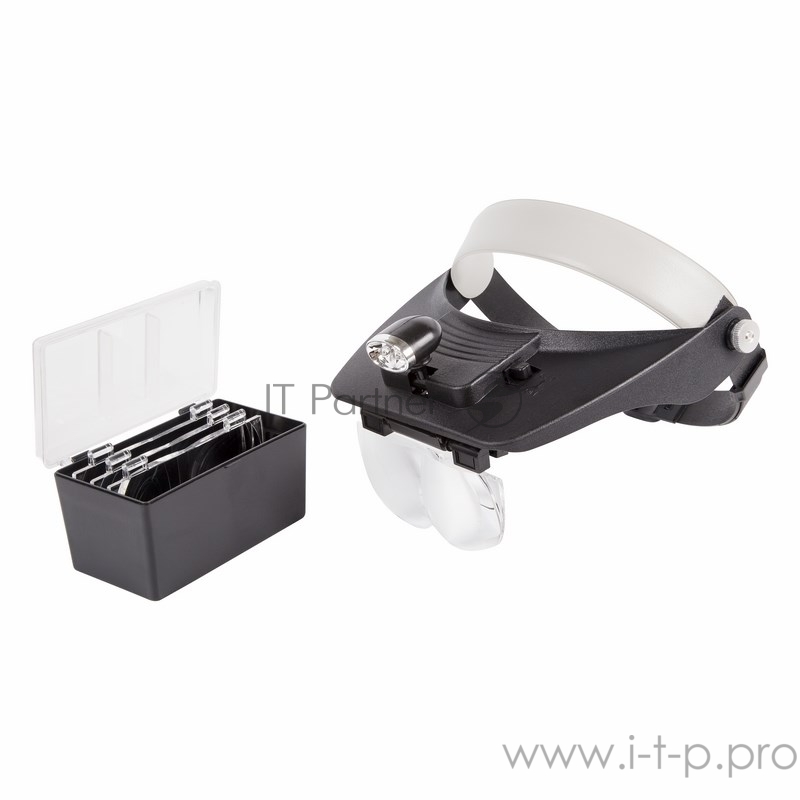 Бинокуляр монтажный REXANT, 1.2х, 1.8х, 2.5х, 3.5х с 2хLED подсветкой