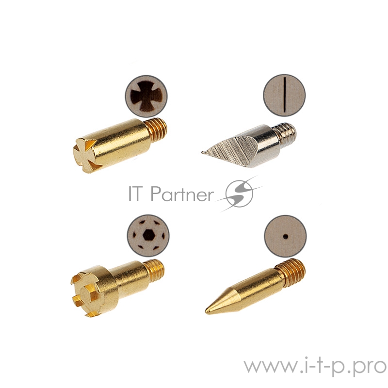 Выжигатель REXANT (набор паяльник-выжигатель), 6 насадок, подставка, 230 В/30 Вт