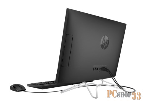 Моноблок HP 22-c0035ur 4GS24EA (Core i5 8250U-1.60ГГц, 8ГБ, 128ГБ+1ТБ, UHDG, LAN, WiFi, BT, WebCam, 21.5 1920x1080, W10 H) + клавиатура + мышь