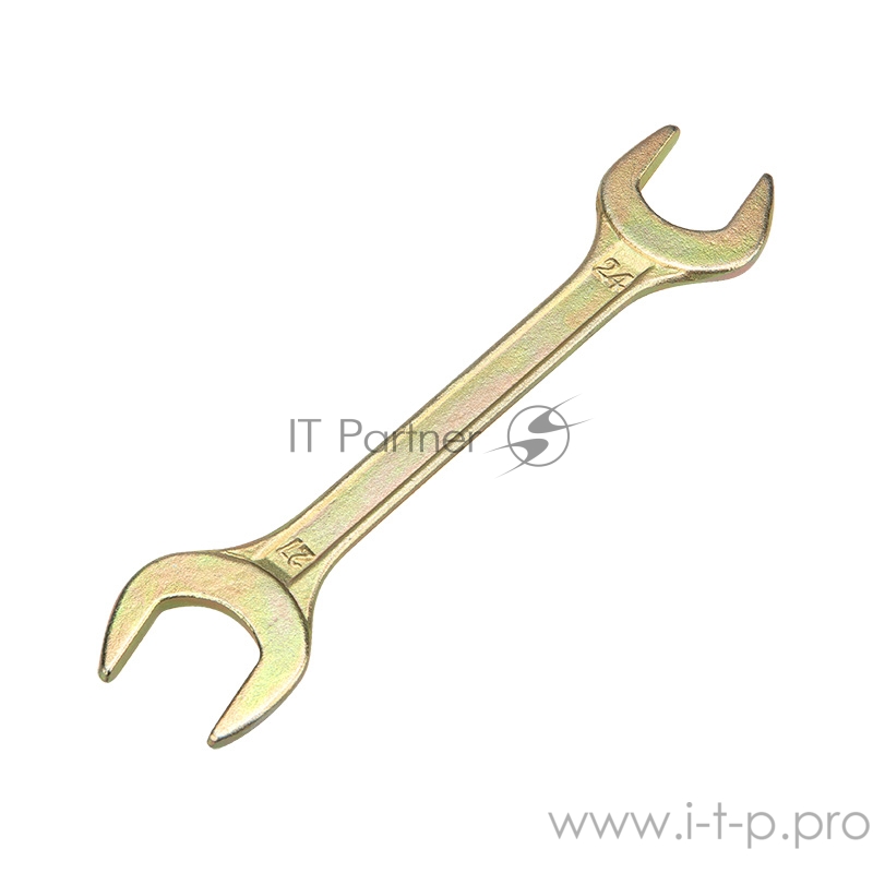 Ключ рожковый REXANT 24х27 мм, желтый цинк