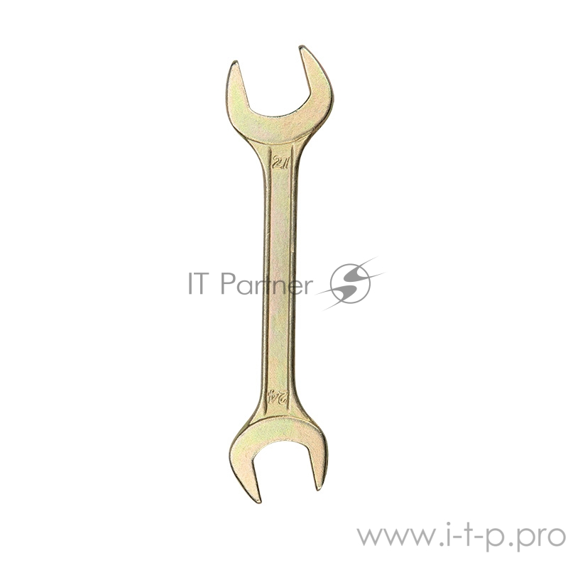 Ключ рожковый REXANT 24х27 мм, желтый цинк