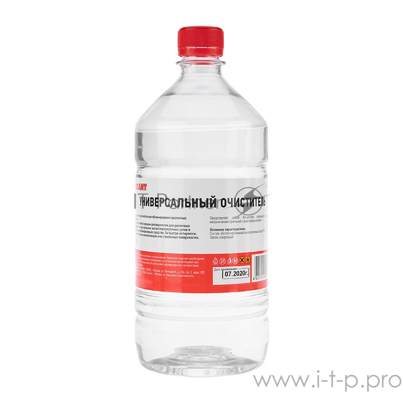 Очиститель универсальный REXANT, 1 л, (Абсолютированный 99,7%)