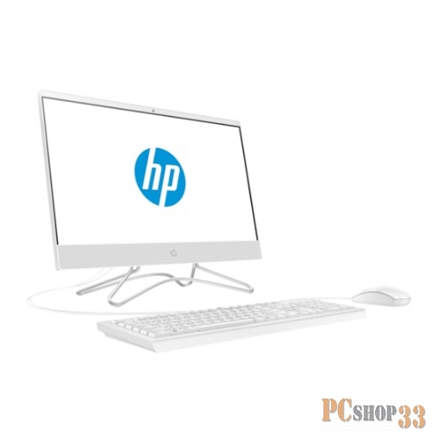 Моноблок HP 22-c0013ur 4GV19EA (Pentium J5005-1.50ГГц, 4ГБ, 500ГБ, UHDG, LAN, WiFi, BT, WebCam, 21.5 1920x1080, W10 H) + клавиатура + мышь