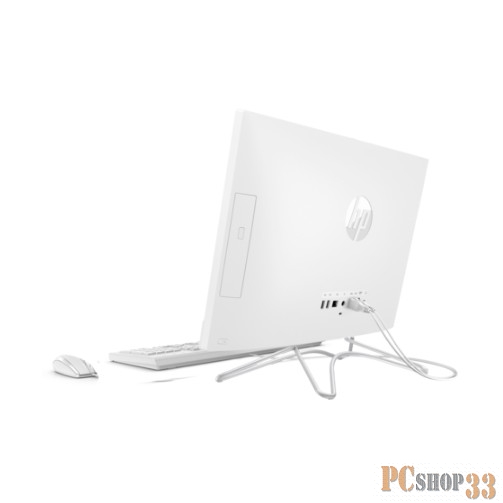 Моноблок HP 22-c0013ur 4GV19EA (Pentium J5005-1.50ГГц, 4ГБ, 500ГБ, UHDG, LAN, WiFi, BT, WebCam, 21.5 1920x1080, W10 H) + клавиатура + мышь