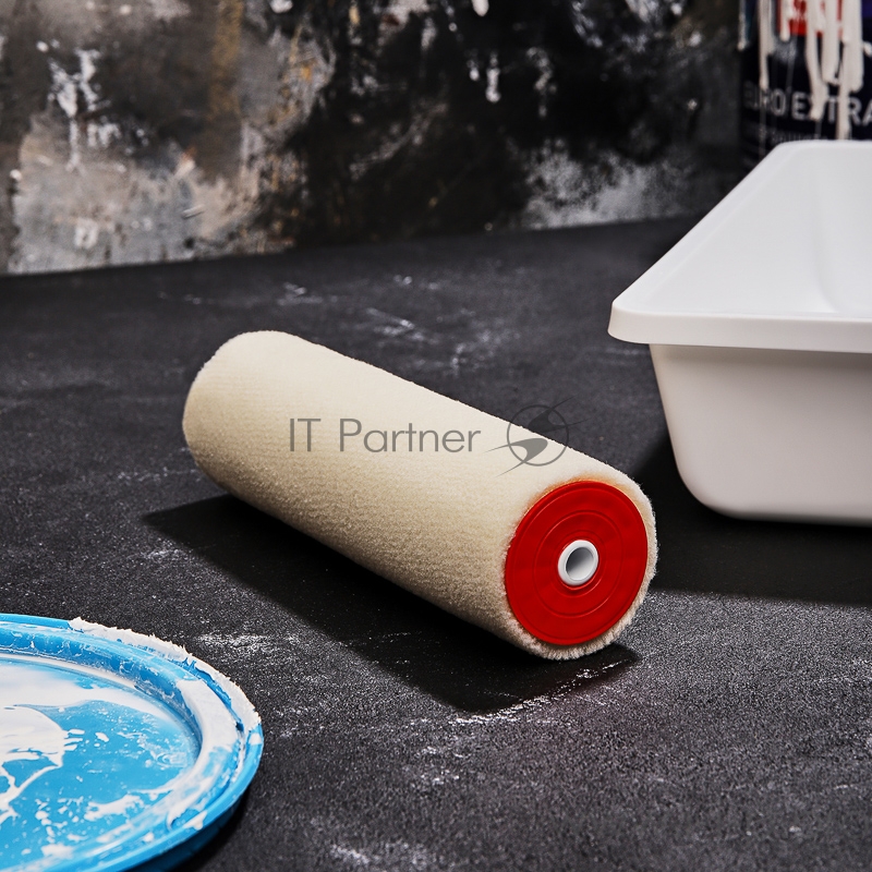 Ролик (сменный) велюр, ворс 5 мм, ширина ролика 180 мм, Ø 42 мм, бюгель 8 мм серия «Мастер» REXANT