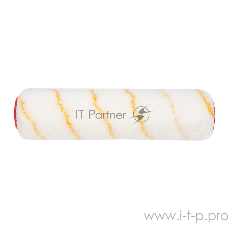 Ролик (сменный) полиамид белый с желтой полосой, ворс 11 мм, ширина ролика 240 мм, Ø 42 мм, бюгель 6 мм REXANT