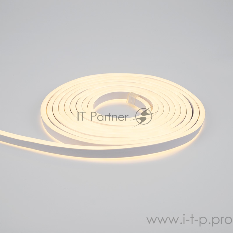 Гибкий неон LED SMD 8х16 мм, двухсторонний, теплый белый, 120 LED/м, 5 м