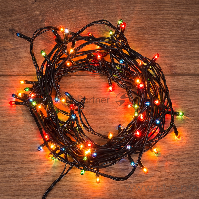 Гирлянда универсальная 140 ламп МУЛЬТИКОЛОР 6 метров с контроллером