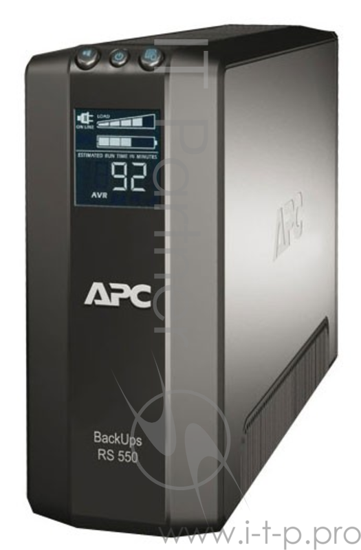 ИБП (UPS) 550ВА APC Back UPS RS LCD 550 Master Control BR550GI, черный (USB)