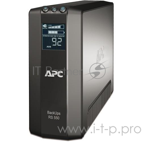 ИБП (UPS) 550ВА APC Back UPS RS LCD 550 Master Control BR550GI, черный (USB)