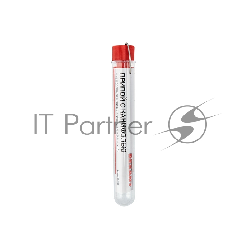 Rexant 09-3101 Припой с канифолью 10 гр.d=1.0 мм (Sn60 Pb40 Flux 2.2%)