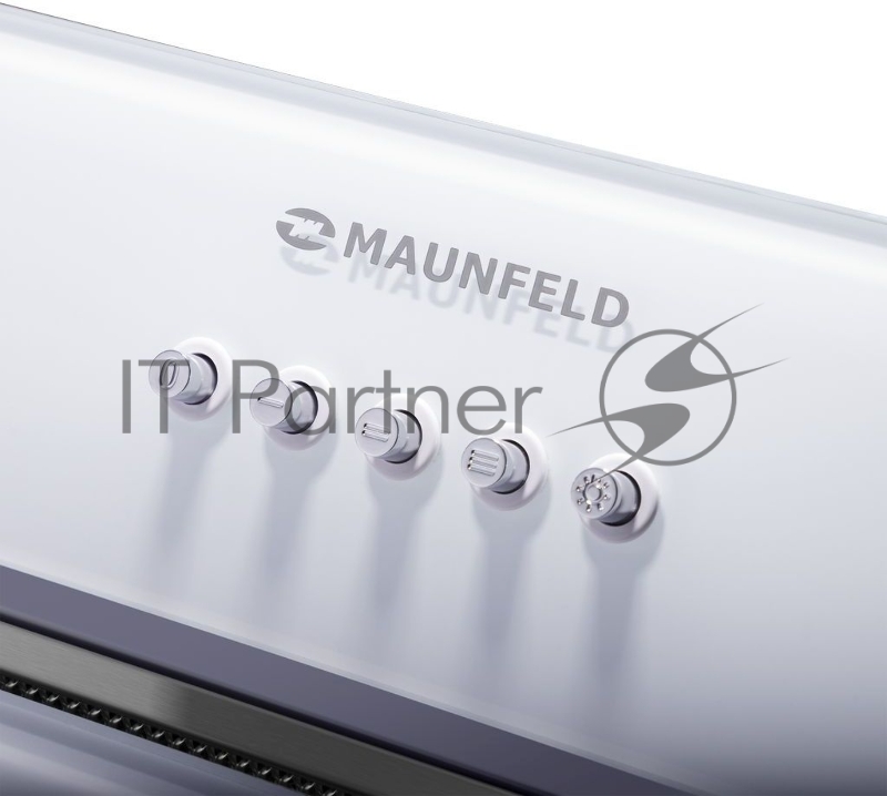 Кухонная вытяжка MAUNFELD TRAPEZE 601GG белый