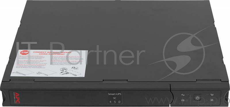 ИБП (UPS) 1U 19 RM 450ВА APC Smart-UPS SC 450 SC450RMI1U, черный (COM)