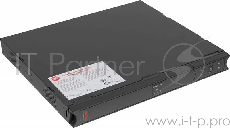 ИБП (UPS) 1U 19 RM 450ВА APC Smart-UPS SC 450 SC450RMI1U, черный (COM)