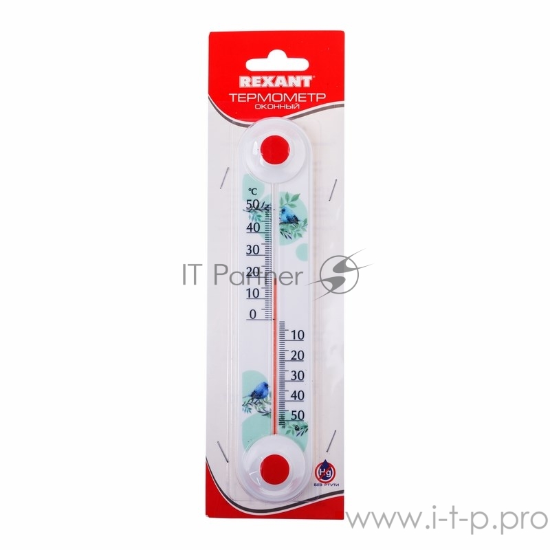 Термометр оконный крепление «Липучка» REXANT