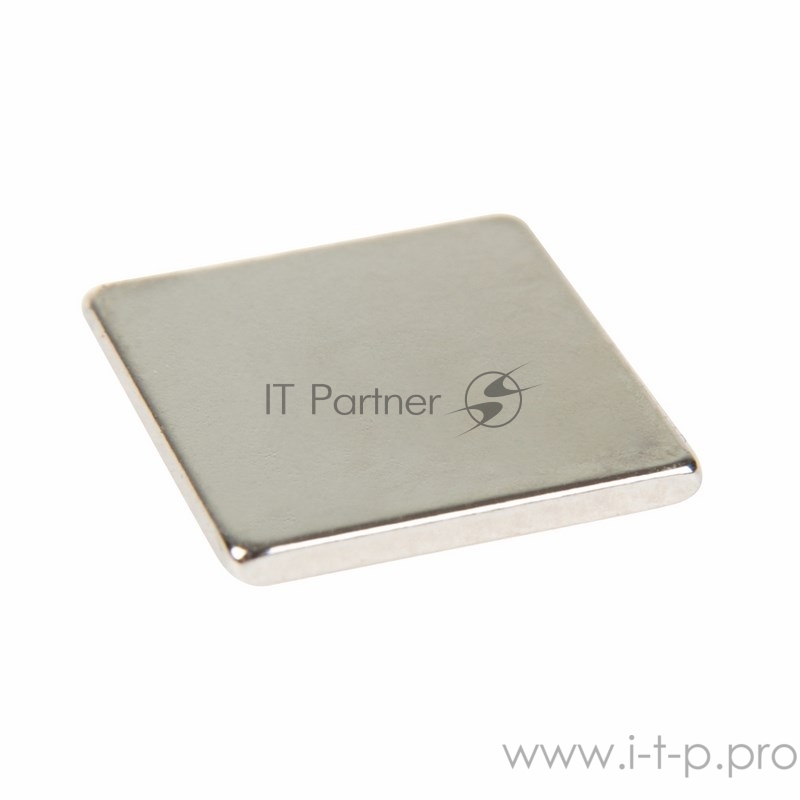 Неодимовый магнит прямоугольник 10х10х1 мм сцепление 0,6 кг (Упаковка 10 шт) Rexant