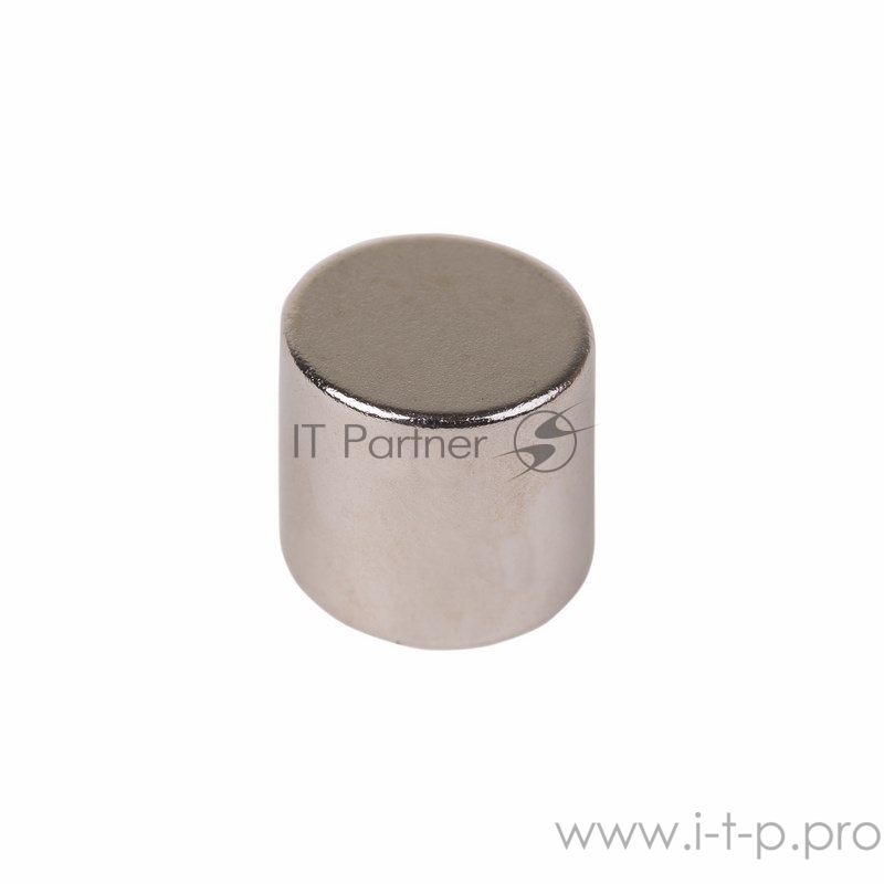 Неодимовый магнит диск 10х10мм сцепление 3,7 кг (упаковка 2 шт) Rexant