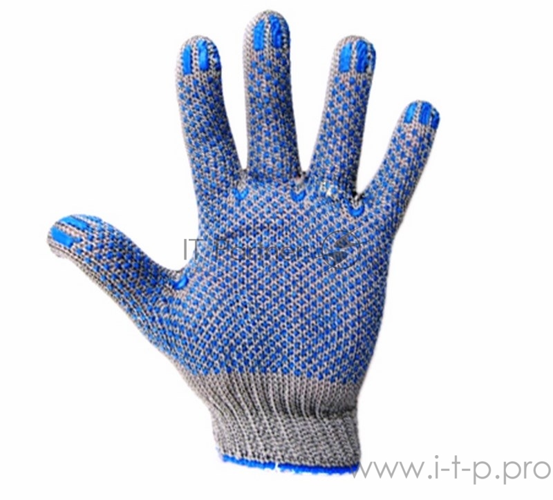 Перчатки х/б с покрытием ПВХ («Актив») 3 нити, 32-34 г