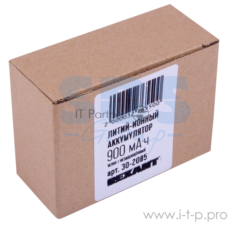 Аккумулятор Li-ion 18350 unprotected 900 mAH 3.7 В REXANT