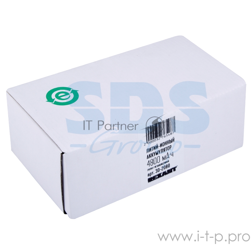 Аккумулятор Li-ion 26650 unprotected 4800 mAH 3.7 В REXANT